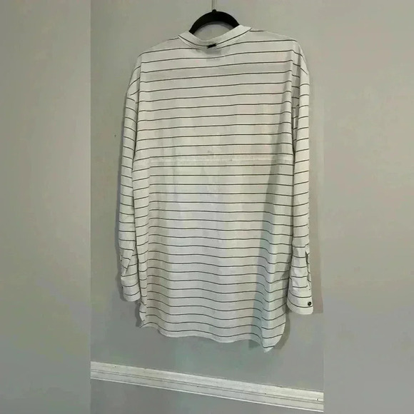 Prana Women’s XL Stripe Long Sleeve Top with Pockets - Picture 1 of 9